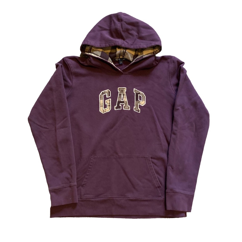 Gap Spellout, Plaid Letters, Hoodie
